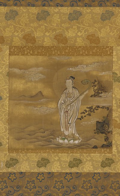Bodhisattva krydser havet, Edo-periode, 1600-tallet. af Kanō Tan’yū