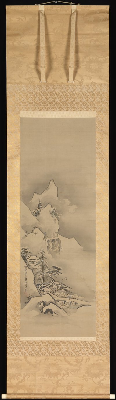 Vinterlandskab, 1662. af Kanō Tan’yū