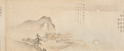 Otte udsigter over floderne Xiao og Xiang, 1675. af Kano Toun