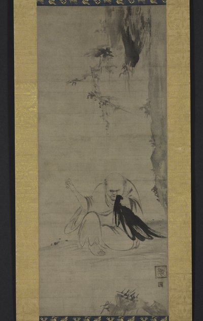 Choyo: Munkesyning under morgensol, ca. 1350 eller tidligere af Kaō