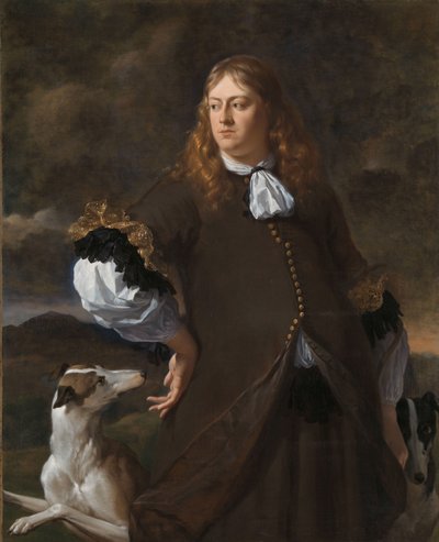 Portræt af en mand af Karel Du Jardin