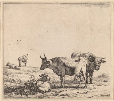 Ko, Tyr og Kalv af Karel Dujardin