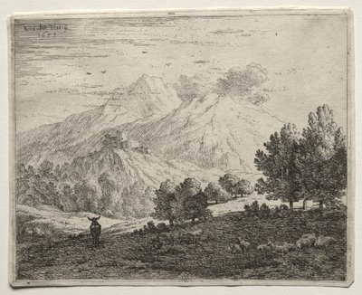 De fire bjerge af Karel Dujardin