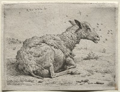 Fårene og Fluerne af Karel Dujardin