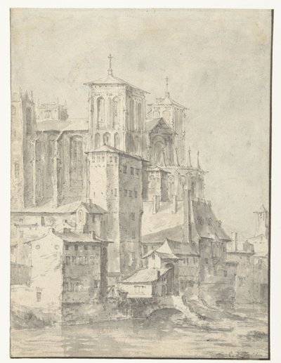 Lyon katedral af Karel du Jardin (possibly)