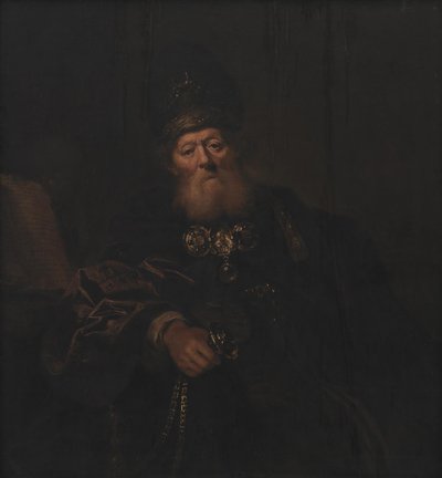 Aron som ypperstepræst af Karel van III Mander