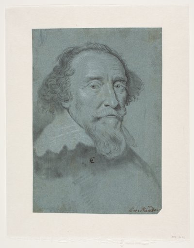 Mandsportræt. Henrik, greve af Bergh. af Karel van III Mander