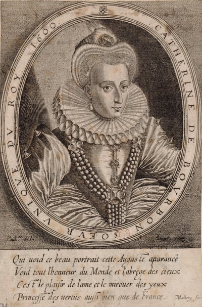 Catherine de Bourbon af Karel van Mallery
