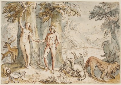 Menneskets fald af Karel van Mander I