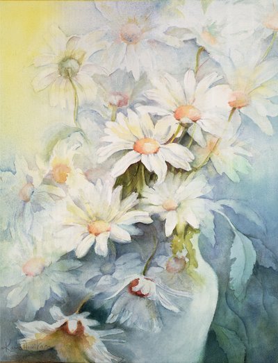 Krysantemum, snehætte af Karen Armitage