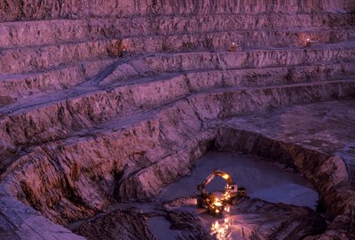 Canadisk uranmine (foto) af Karen Kasmauski