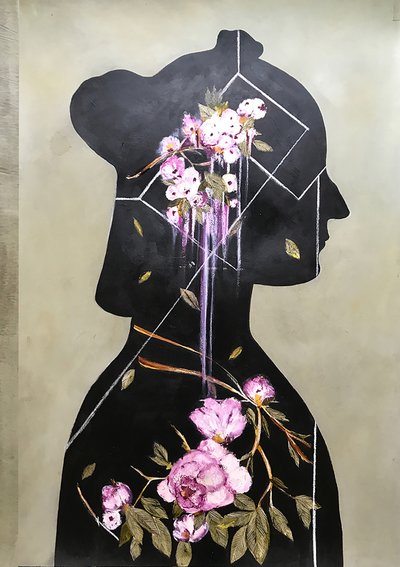 Blomstrende indre silhuet af Karenina Fabrizzi