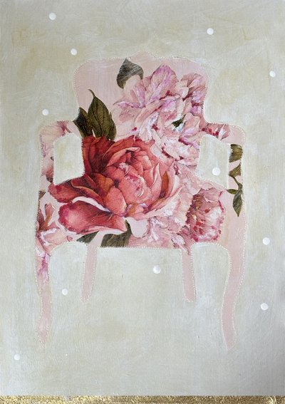 Romantisk blomsterstol af Karenina Fabrizzi