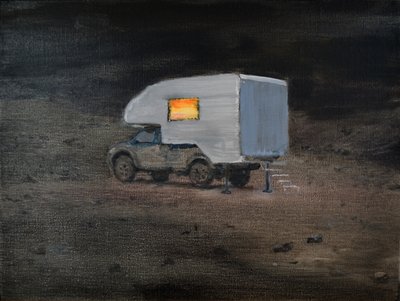 Varm campingaften af Karin Bos
