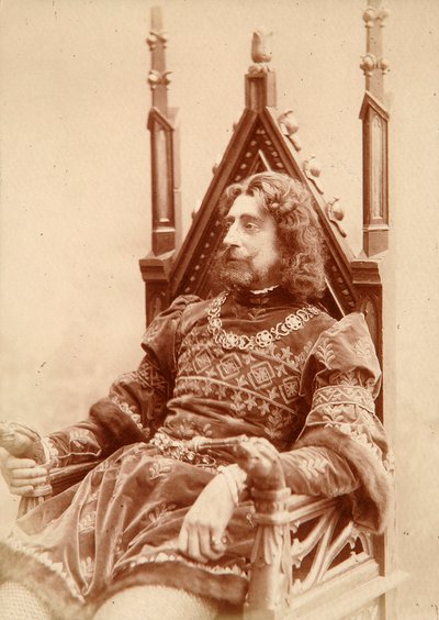 Storhertug Constantine Constantinovich af Rusland som Hamlet, 1900 af Karl August Fischer