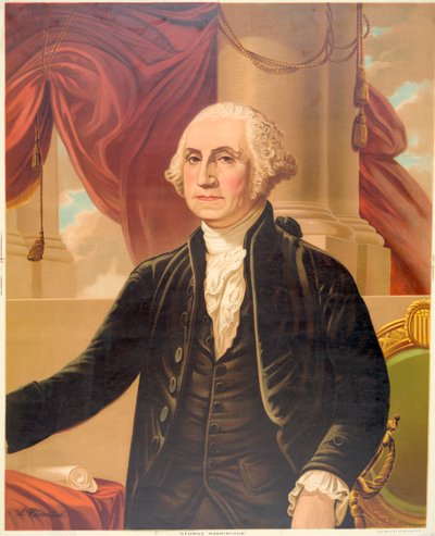 George Washington / A. Weidenbach. C1876. af Karl Augustus Weidenbach