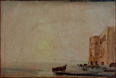 Sol over havet af Carl Blechen
