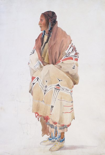 Korsfæstelsen med Jomfru, Johannes og Magdalen, 1470-1523. af Karl Bodmer