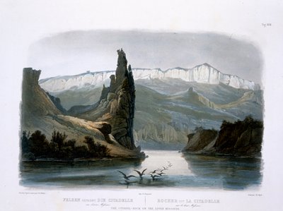 Citadel Rock på Upper Missouri, plade 18 fra bind 1 af 