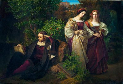Torquato Tasso og de to Leonorer af Karl Ferdinand Sohn