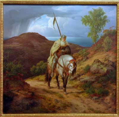 Tilbagevendende korsfarer af Carl Friedrich Lessing