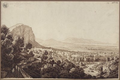 „Udsigt over Partinicos dal på Sicilien“ af Karl Friedrich Schinkel