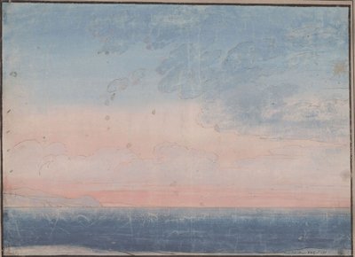Dekoration til almindelig brug. Sydlig havhorisont af Karl Friedrich Schinkel
