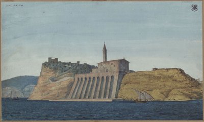 Katedralen i Piran i Istrien af Karl Friedrich Schinkel
