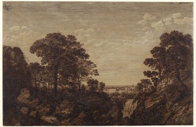 Landskab nær Tivoli af Karl Friedrich Schinkel