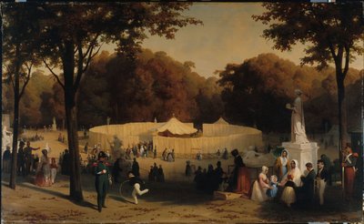 Den marokkanske hærchefs telt (Sidi-Mohammed ben Abd-el-Rahman, søn af kejseren af Marokko), taget i slaget ved Isly, 14. august. af Karl Girardet