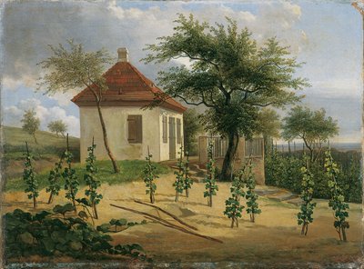 Pavillon på Dr. Körners vingård nær Loschwitz af Karl Gottfried Traugott Faber