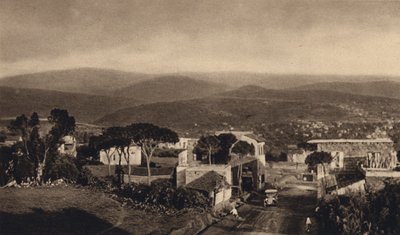 Udsigt over Beirut (s/h foto) af Karl Grober