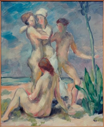 På den sydlige strand af Karl Hofer