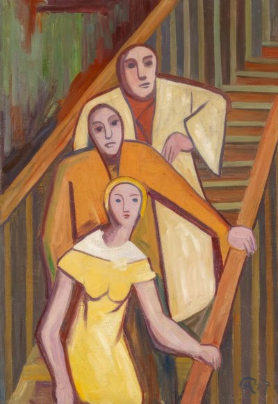 På trappen af Karl Hofer