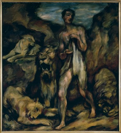 Daniel i løvegraven af Karl Hofer