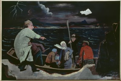 Landingen af Karl Hofer