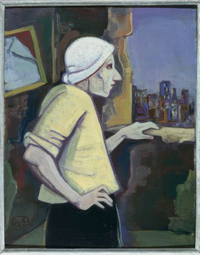 Kvinde ved vinduet af Karl Hofer