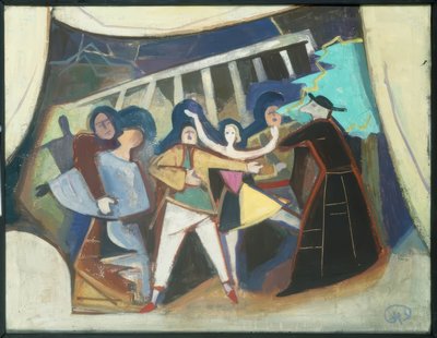 tilskuer af Karl Hofer