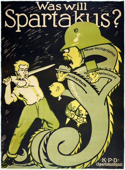 Den tyske revolution 1918-1919 Spartakusforbundet (Spartakusbund) af Karl Jakob Hirsch