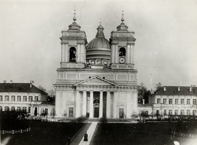Treenighedskatedralen i Saint Alexander Nevsky Lavra i Sankt Petersborg, 1910