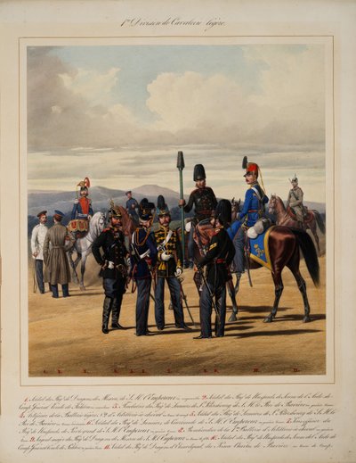 Første lette kavaleridivision, 1867 af Karl Karlovich Piratsky
