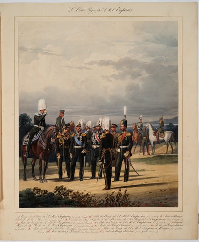 Den russiske generalstab, 1867 af Karl Karlovich Piratsky