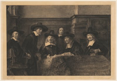 Staalmesterne efter Rembrandt af Karl Köpping