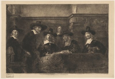 Staalmesterne efter Rembrandt. af Karl Köpping