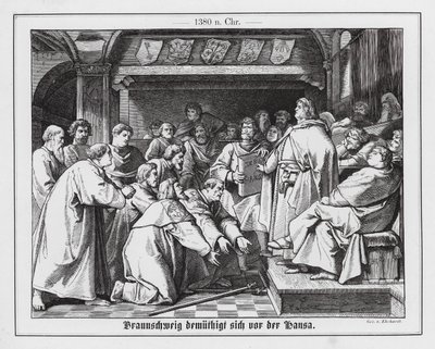 Braunschweig beder om at blive genoptaget i Hanseforbundet af Karl Ludwig Adolf Ehrhardt