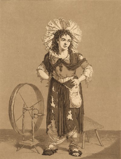 De unge tiggere, ca. 1800. af Karl Ludwig Bernhard Buchhorn
