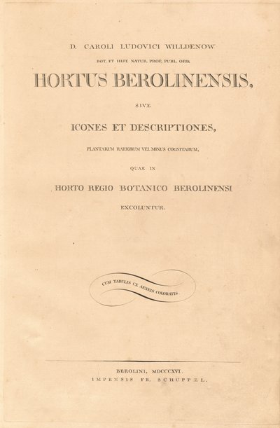 Berlins have af Karl Ludwig Willdenow