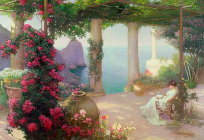 Terrassen, Capri af Karl Maria Schuster