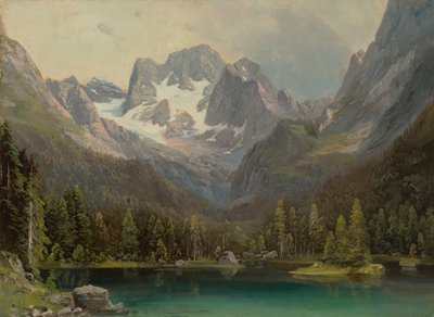 Vorderer Gosausee med Dachstein af Karl Millner