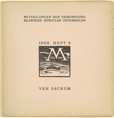 Ver Sacrum [6. årgang, nummer 5, marts 1903] af Karl Muller